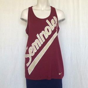 NIKE FSU Athletic Tank, size L
